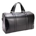 Mckleinusa 20 in. Kinzie Carry-All Leather Duffel, Black 88195